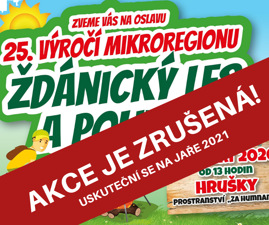 Zrušené akce: Oslavy 25. výročí Ždánického lesa a Politaví a Běh Slavkovem