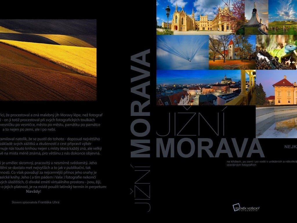 Slavkov je na přebalu fotografické knihy o jižní Moravě