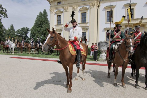 Napoleonské hry ve Slavkově - v hlavní roli Václav Vydra a kůň