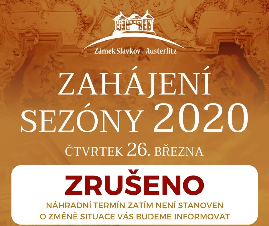 Zahájení sezóny na zámku 2020 - ZRUŠENO!!