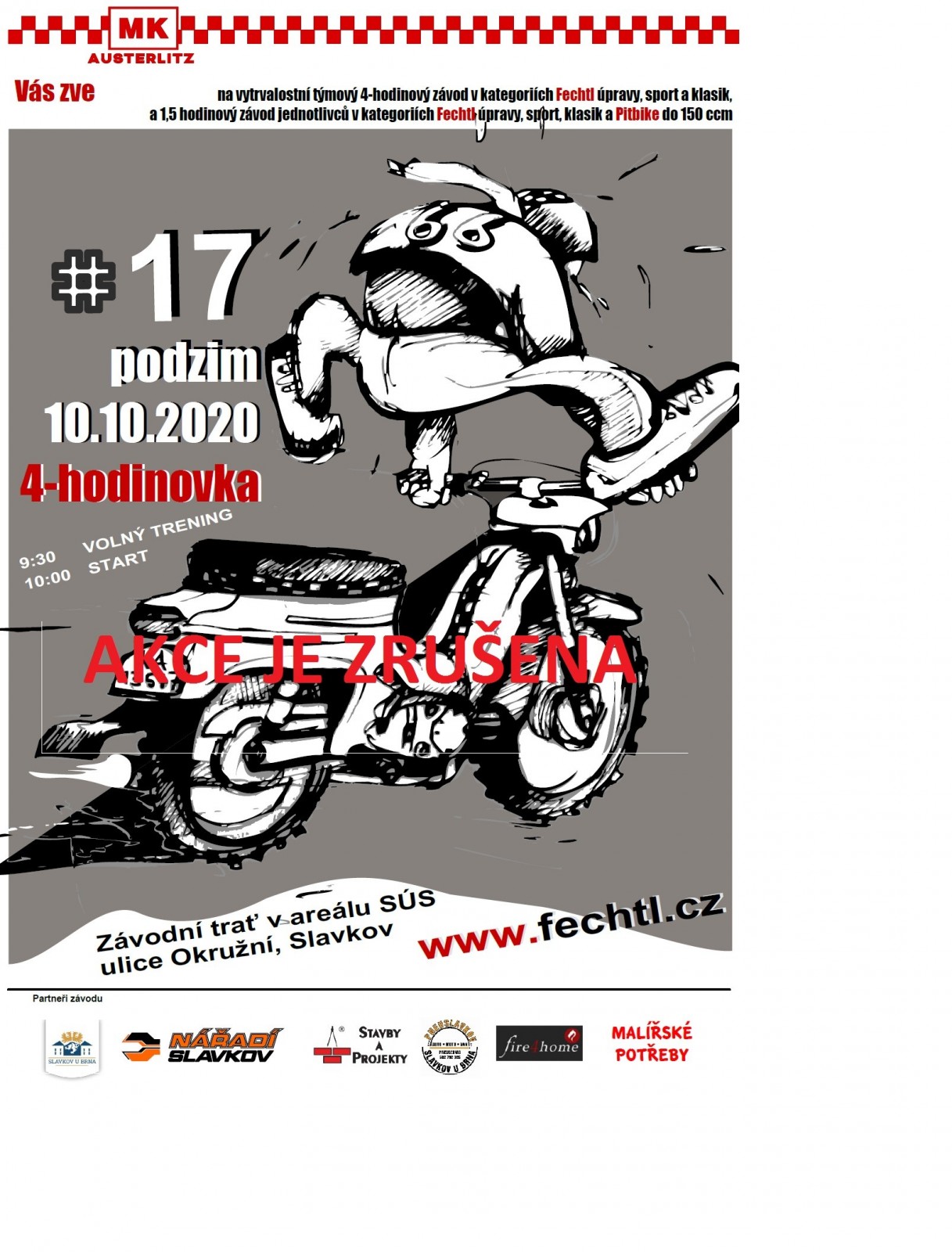 ZRUŠENO - AFC17 - motocrossový závodá týmů a jednotlivců