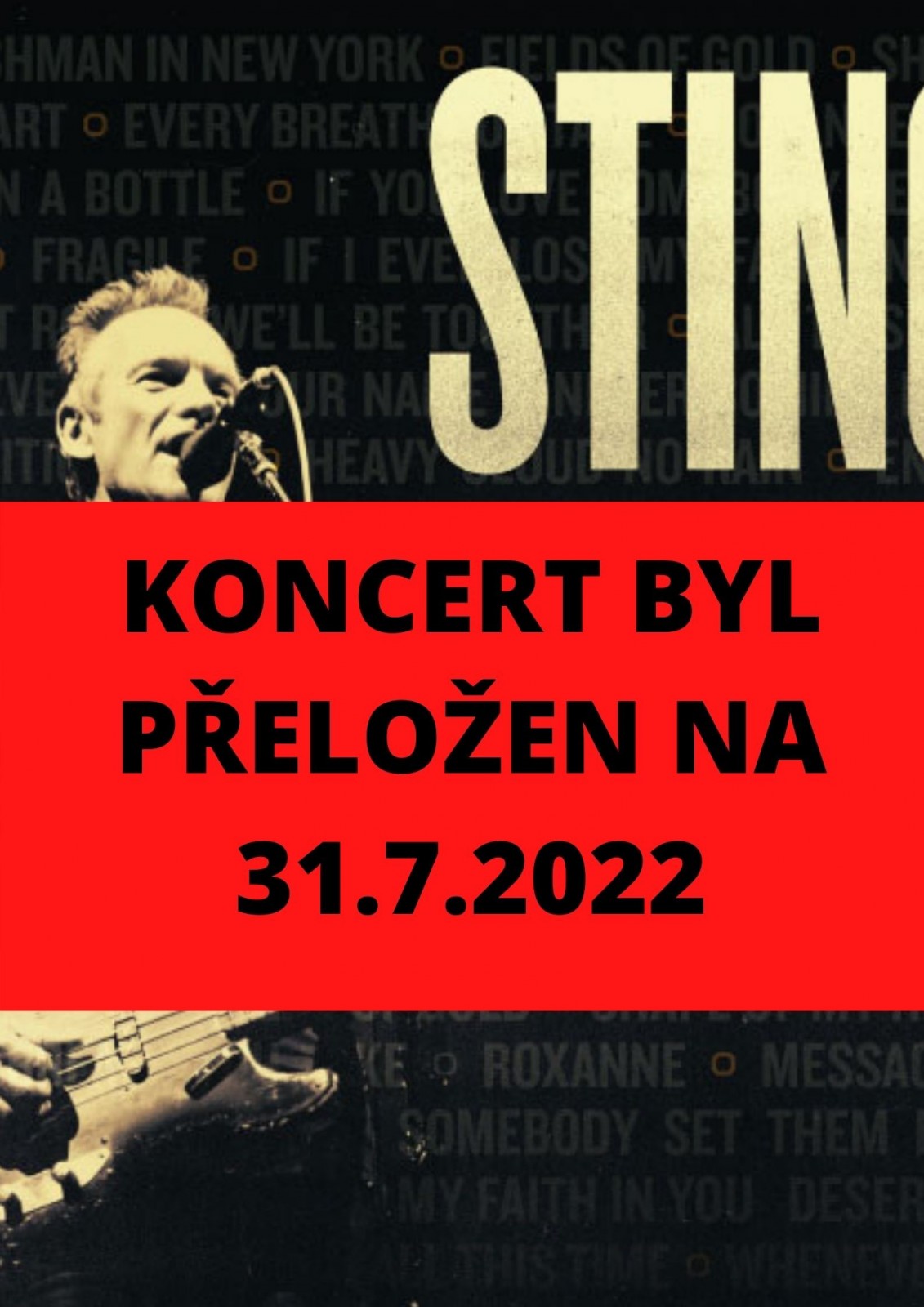 Slavkov Open 2021 - Sting: My Songs - PŘESUNUTO!
