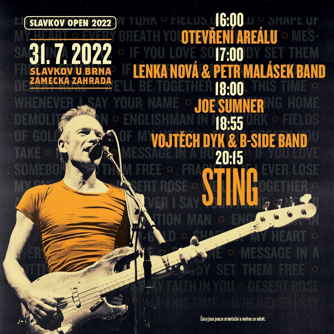 Slavkov Open 2022 - Sting: My Songs
