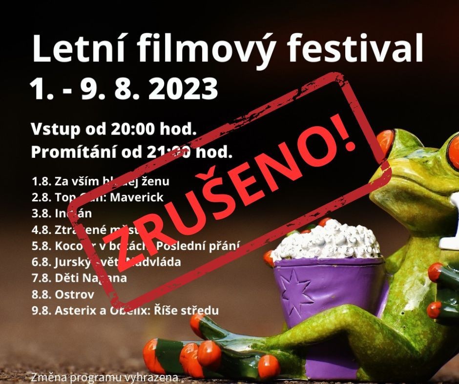 ZRUŠENO - Letní filmový festival
