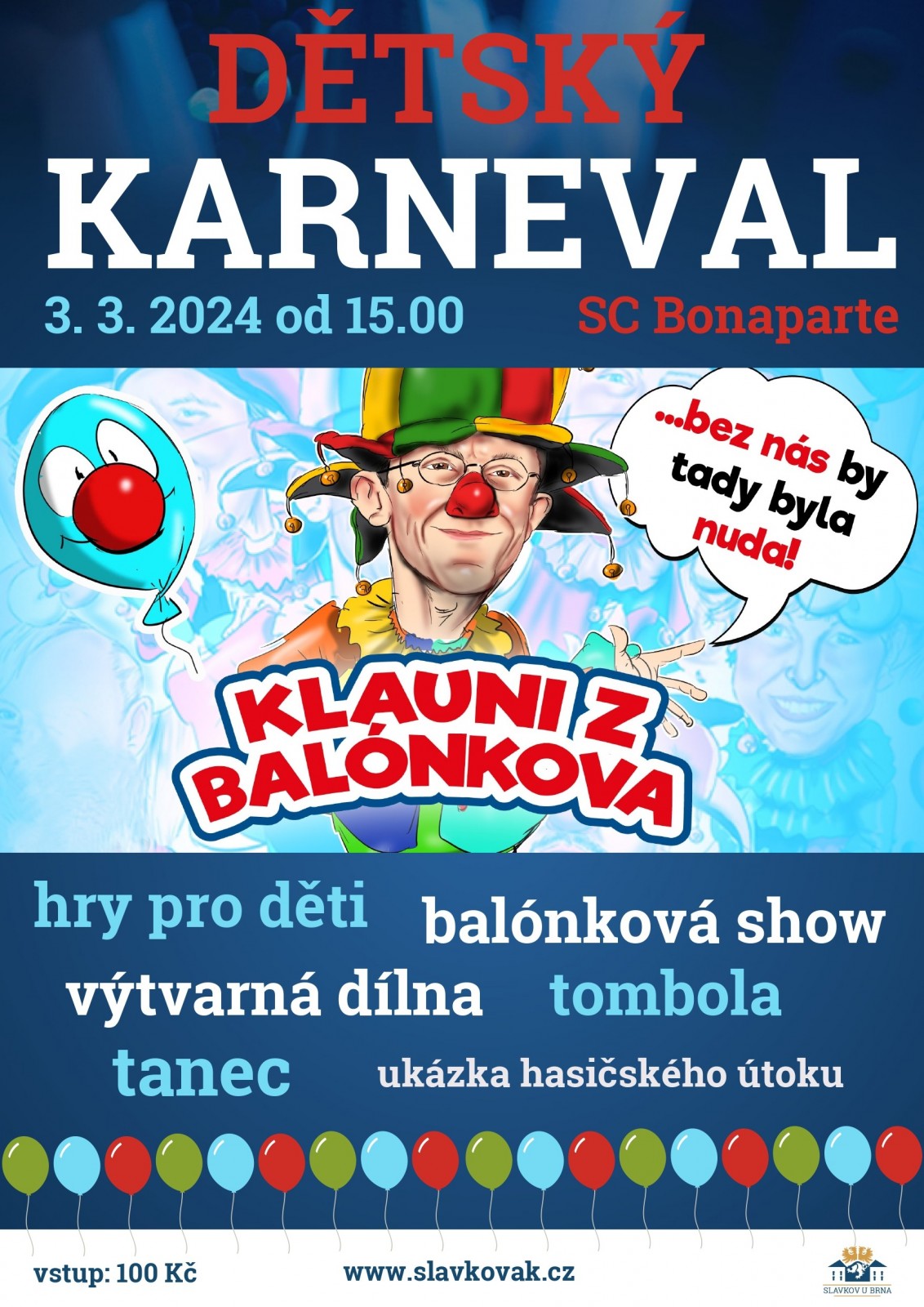 Dětský karneval - Klauni z Balónkova
