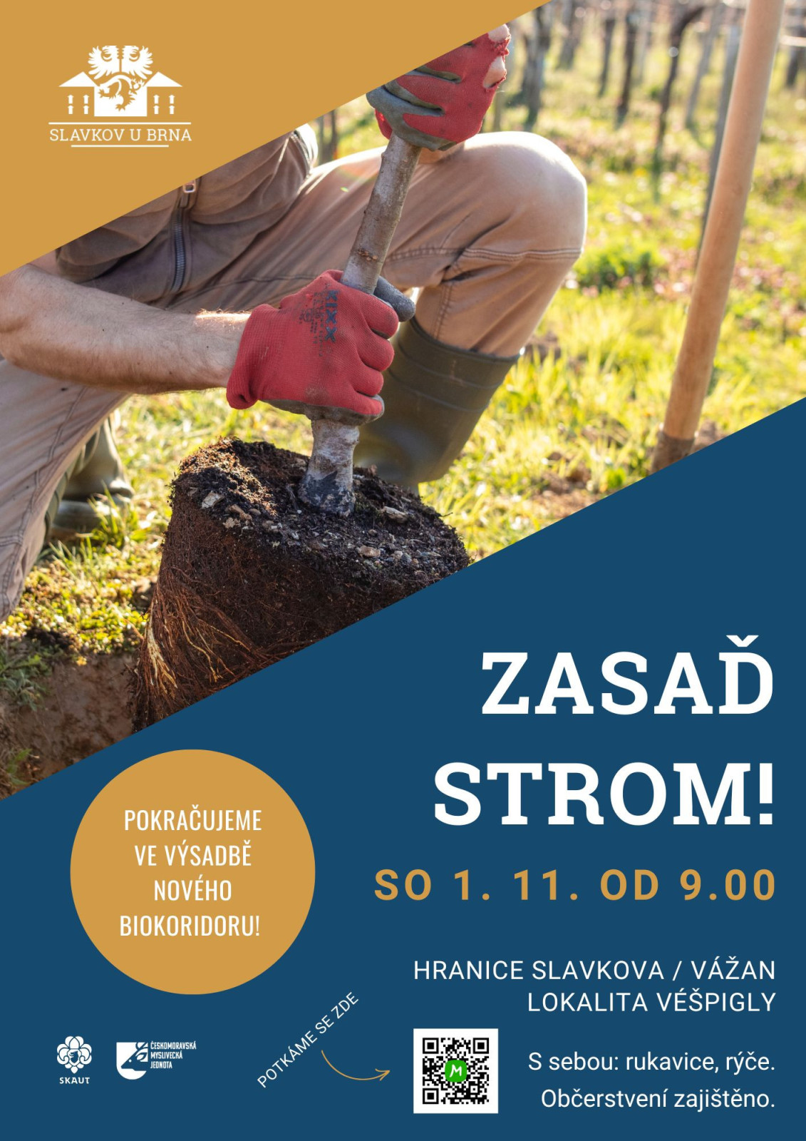 Zasaď strom - pokračování výsadby biokoridoru