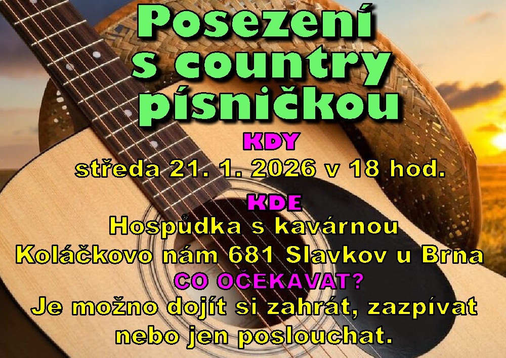 Posezení s country písničkou