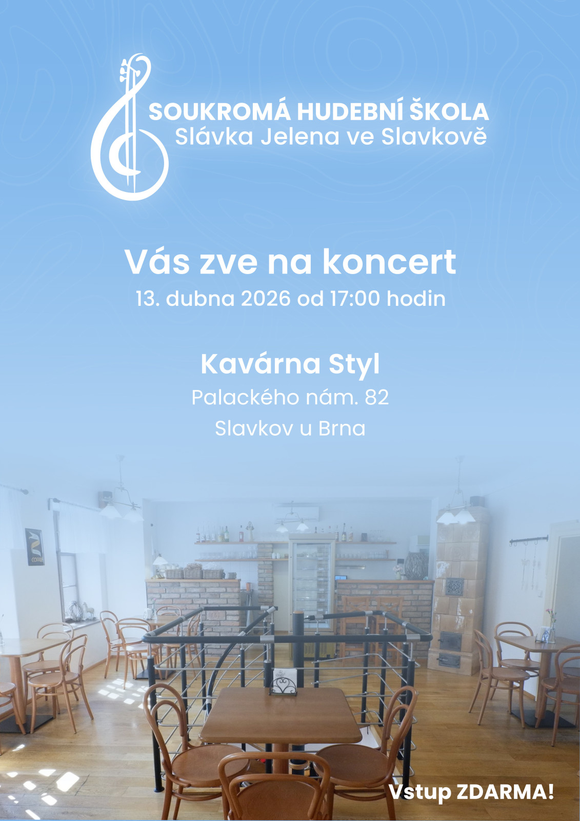 koncert v kavárně Styl