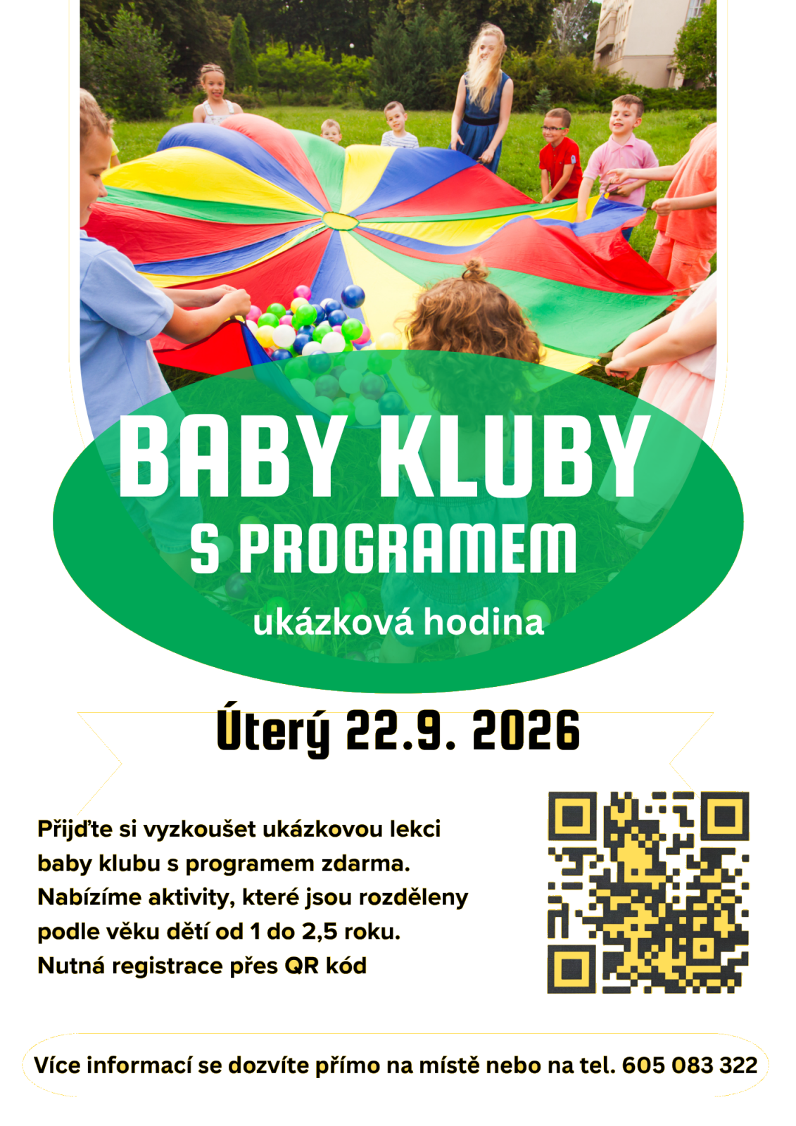 Baby klub s programem ukázková hodina