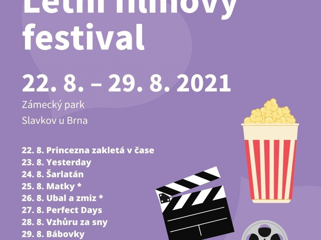 Letní filmový festival v zámeckém parku