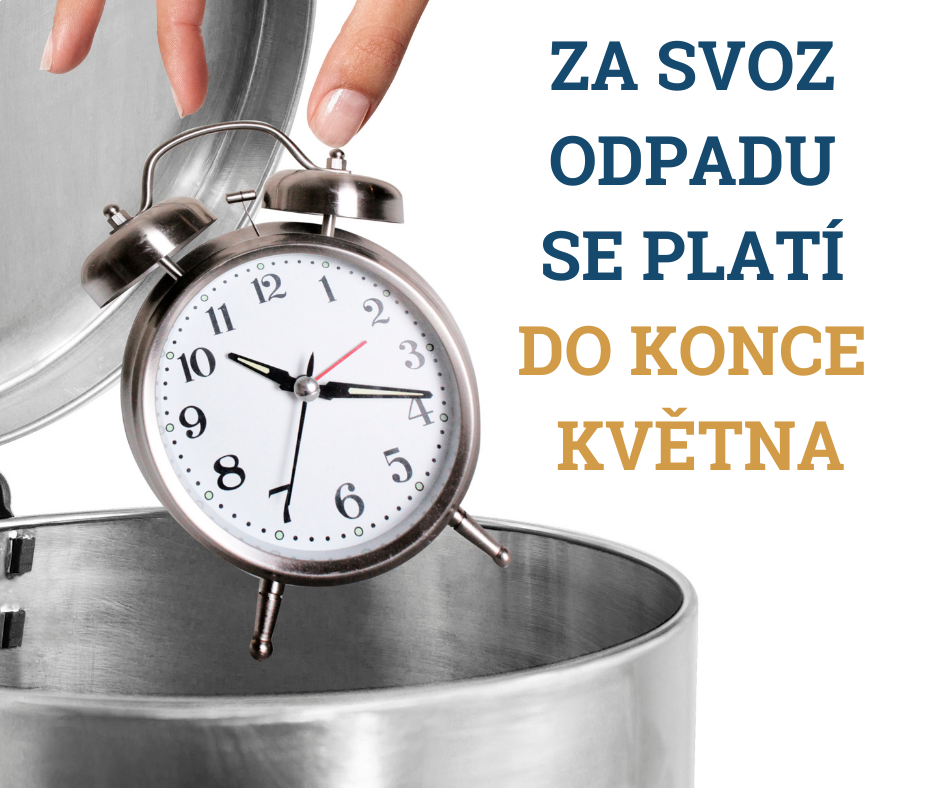 Poplatek za odpad musíte zaplatit do konce května