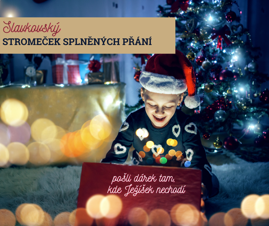 Staňte se Ježíškem pro slavkovské ohrožené děti.