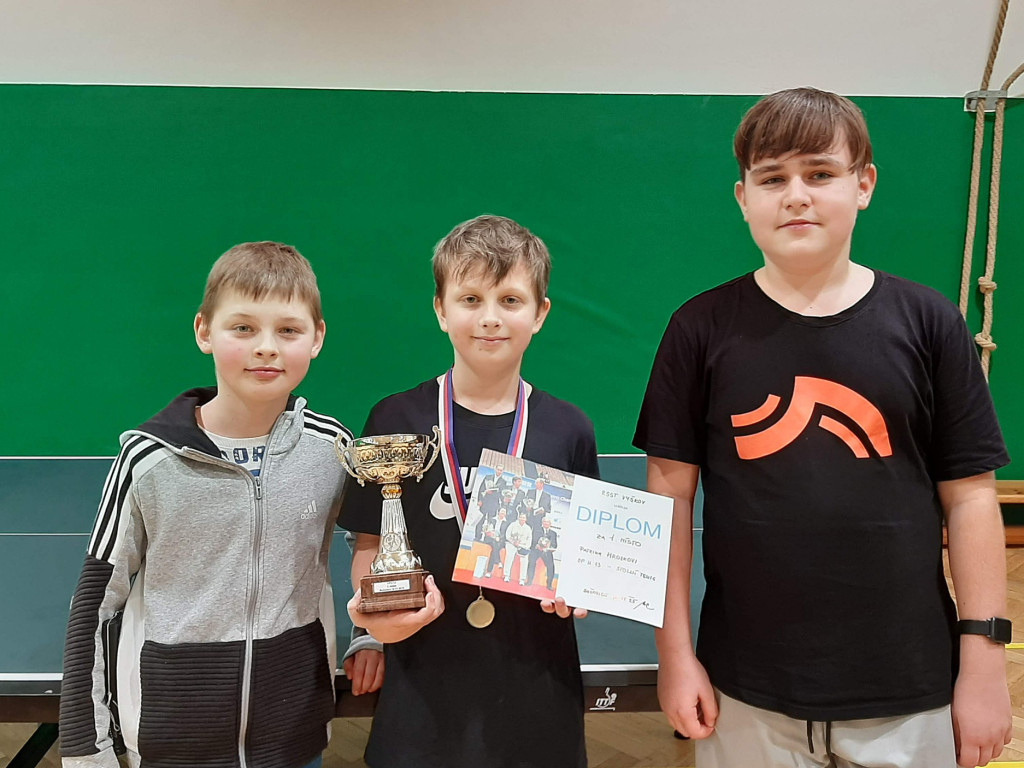 Mládežnický okresní přebor ve stolním tenisu v Bučovicích přinesl výborné výkony