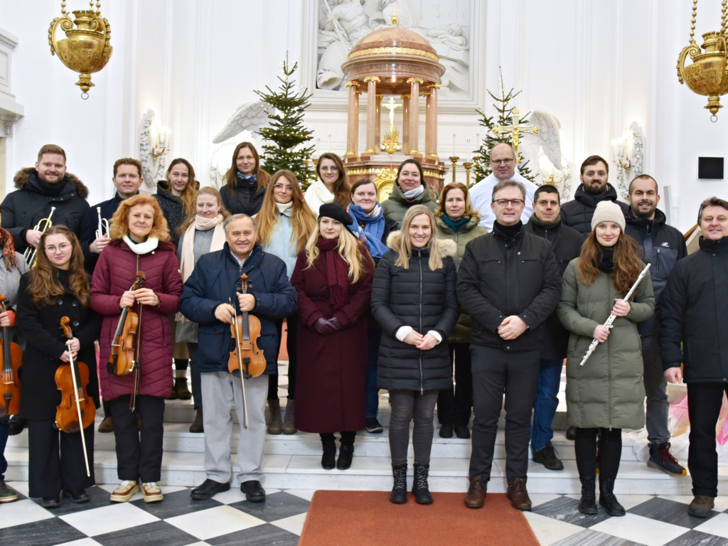 Figurální hudba zazněla o vánočních svátcích ve slavkovském chrámu