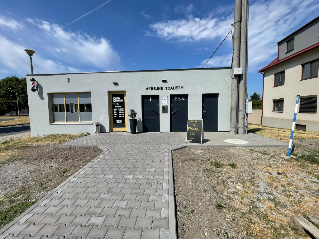 Nové veřejné toalety u autobusového nádraží