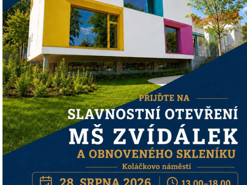 Nová školka, obnovený skleník i dětská skupina. Přijďte objevit proměněný areál bývalého zámeckého zahradnictví