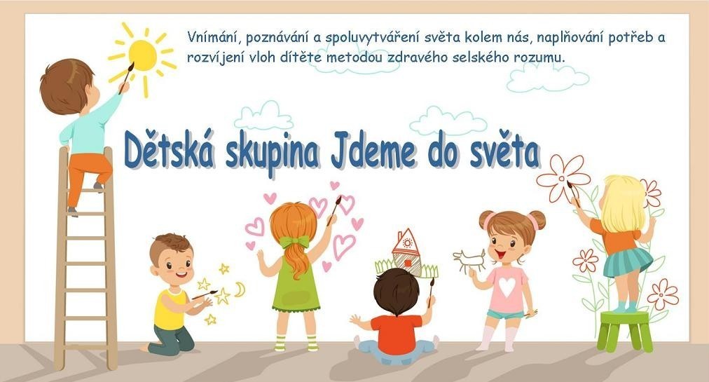 Logo - Dětská skupina Jdeme do světa 