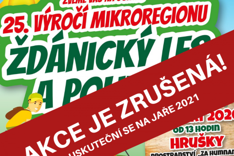 Zrušené akce: Oslavy 25. výročí Ždánického lesa a Politaví a Běh Slavkovem