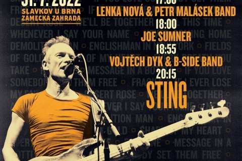 Festival Slavkov Open 2022 - Sting: My songs