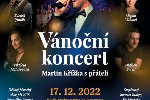 Vánoční koncert Martina Křížky ve Společenském centru Bonaparte