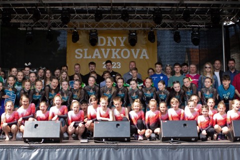 Hvězdami Dnů Slavkova byly děti. Na pódiu se jich vystřídalo 400. 