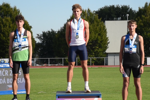 Adam Konečný zkompletoval medailovou sbírku z MČR