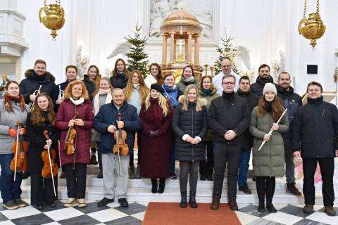 Figurální hudba zazněla o vánočních svátcích ve slavkovském chrámu
