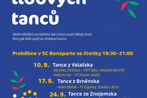 Kurz lidových tanců ve Slavkově